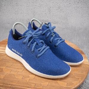 Womens Allbirds Sams Club Shoes Wool Runners Size 8 Blue Berry Lace Up